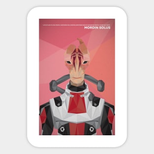 Geometric Mordin Solus Sticker